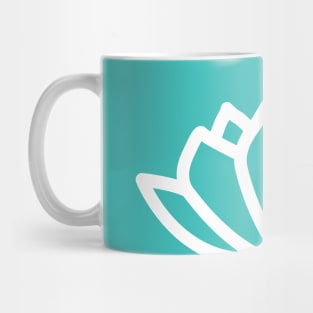 white lotus Mug